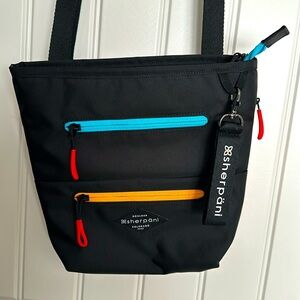 Sherpani Sadie V1 Crossbody Purse Chromatic V1 Black with multicolor zippers 🖤